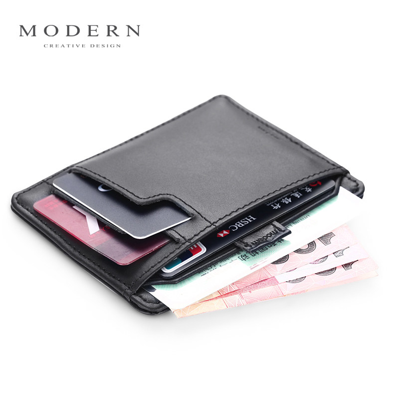modern轻薄款男钱包可放驾驶证