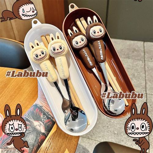 Labu304不锈钢可爱吃饭叉