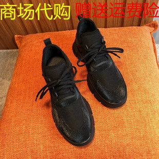 ins潮显脚小春秋季 品牌折扣2025商场同款 透气跑步厚底女休闲运动