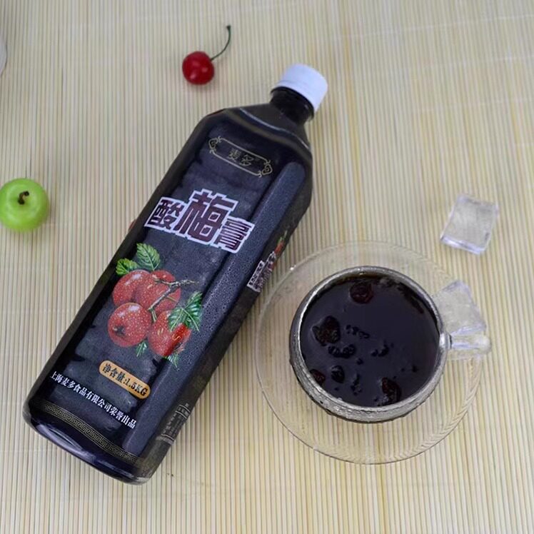 2瓶包邮麦多酸梅膏奶茶饮料店专用饮品冬夏皆可1.5KG装10倍冲调