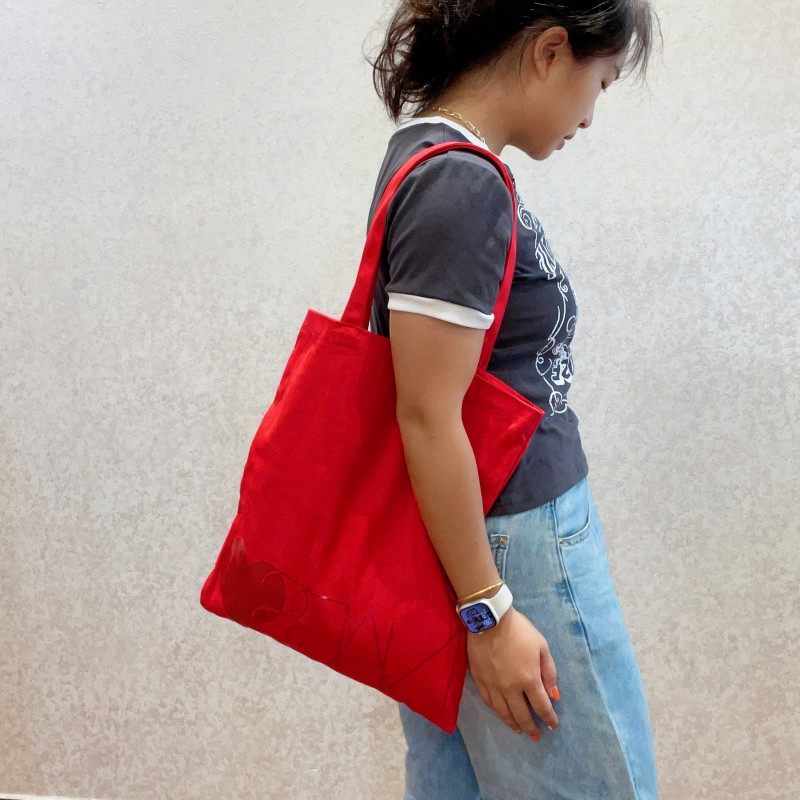 外贸原单N的红色帆布包单肩包补习包休闲布袋购物袋托特包,箱包皮具/热销女包/男包,时尚帆布包,淘宝优惠券,粉丝福利购,淘宝优惠卷