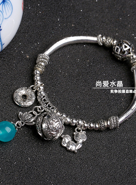 寒武纪周雨彤唐印同款天河石手链