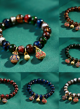 香灰琉璃手串秦霄贤五色吞金兽