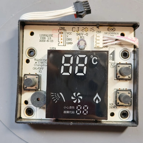 1725110000-4368燃气热水器LD20Q.15H（E）显示屏按键显示板配件