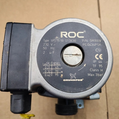 ROC燃气壁挂炉水泵UPS15-50热水泵配件95W抽水泵配件反转