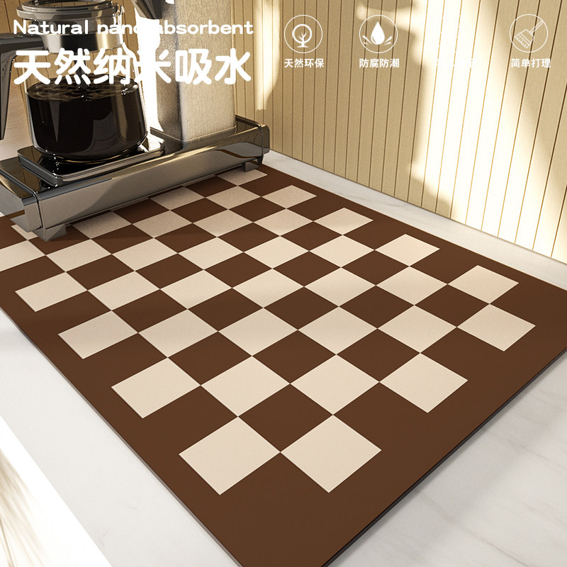 厨房台面沥水垫吧台杯子碗盘干燥垫酒吧茶台吸水杯垫免洗隔热垫子,居家布艺,厨房地垫,淘宝优惠券,粉丝福利购,淘宝优惠卷