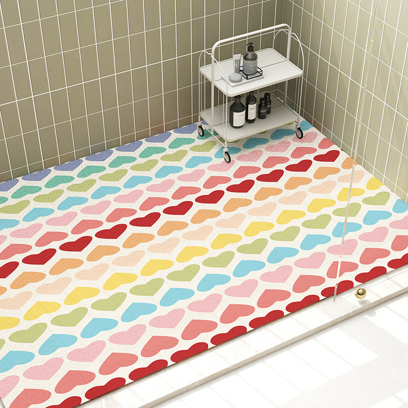 浴室全铺丝圈防滑地垫淋浴房卫生间厕所洗澡镂空隔水专用防摔脚垫,居家布艺,家用脚垫,淘宝优惠券,粉丝福利购,淘宝优惠卷