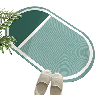 强吸水地垫浴室速干硅藻泥软垫卫生间厕所进门口薄款防滑脚垫地毯