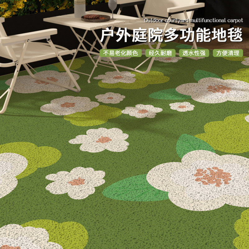 花园庭院子露台专用防水绿色地垫户外水泥地面全铺大面积地毯定制,居家布艺,地毯,淘宝优惠券,粉丝福利购,淘宝优惠卷