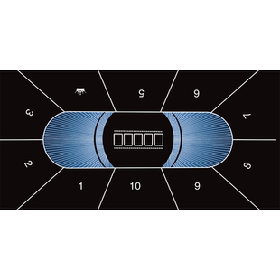 掼蛋桌布德州扑克牌比赛专用桌垫防滑长方形台垫可定制惯蛋桌面垫