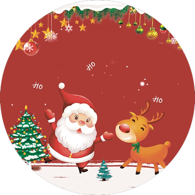 米娜春天圣诞装饰防水防油桌布