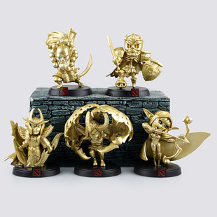 金色典藏版魔兽争霸魔兽世界DOTA手办模型剑圣公仔DOTA2周边