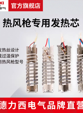 德力西电气热风枪塑料焊枪配件发热丝电热芯数显1600W2000W电热丝