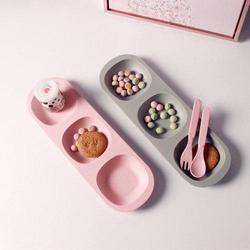 分隔辅食盘桔子家的可儿A5材料