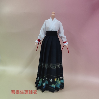 【新品原创】30cm六分bjd兵人心怡可儿芭胖娃ob27古风女侠装娃衣