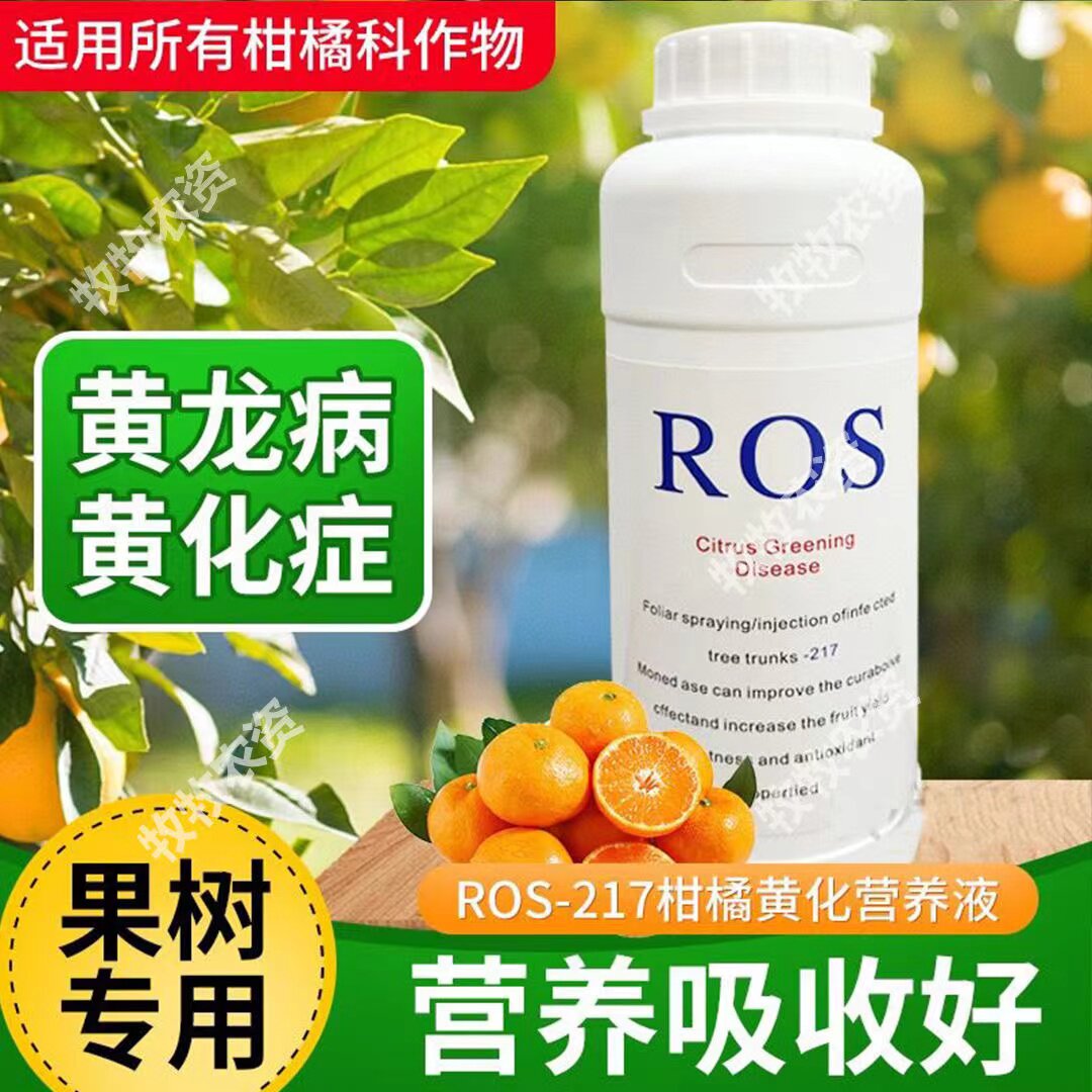 ros黄龙病专用药柑橘脐橙泰国果树黄龙病药新会柑果树黄化营养液
