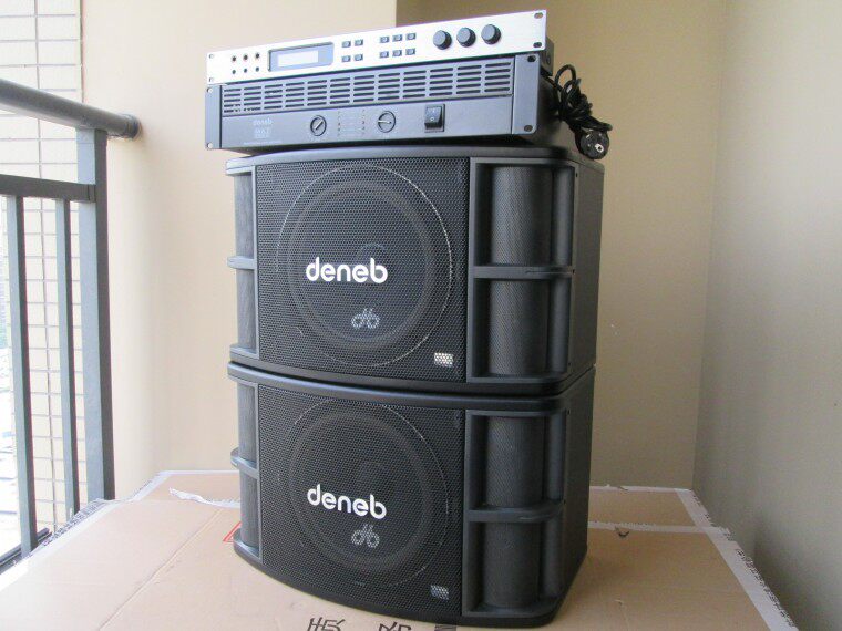 台湾帝道KTV10寸音箱音响专业后级功放机顶力前级效果混响器正品