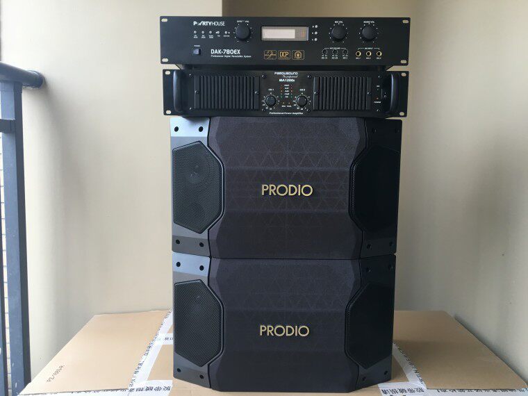 宝迪奥10寸KTV音箱响套装蜚声开关电源后级功放派对屋前级效果器