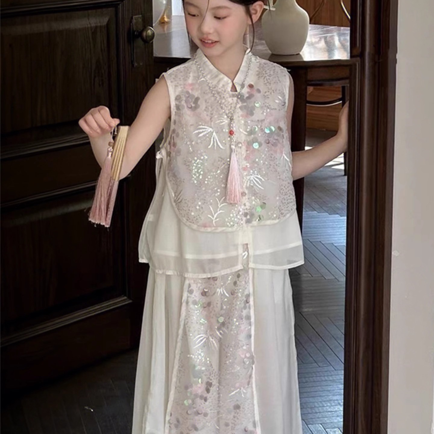女童新中式国风套装夏季