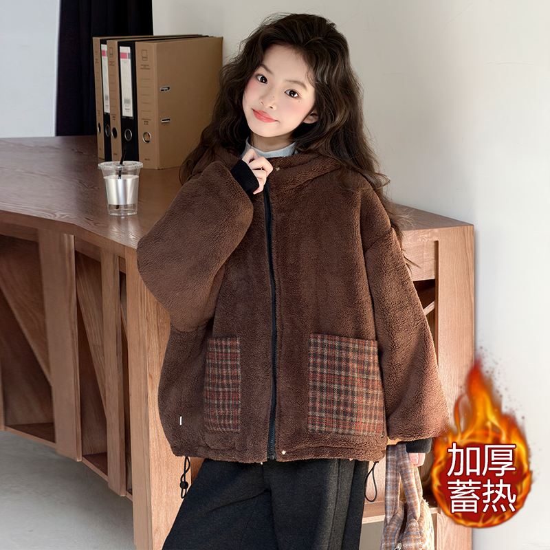 女童秋冬款外套2025新款