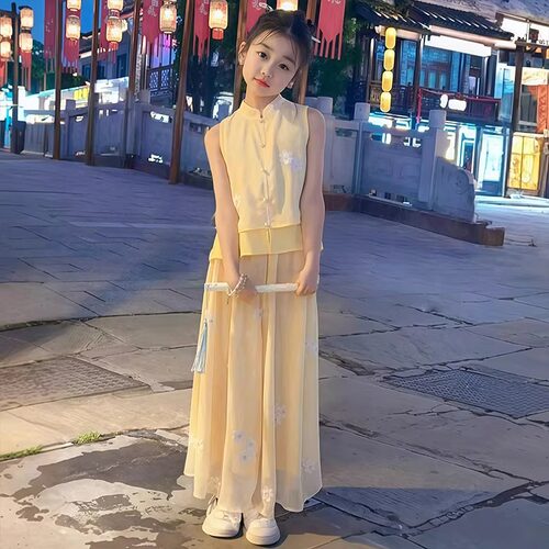 女童汉服套装夏季新款