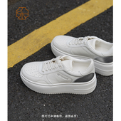 妍妍专享 跟高5cm 银尾小白鞋 2182 551 半码 拍小