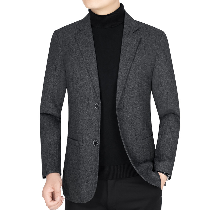803 新款男士商务休闲毛呢西服秋季外套P110图片