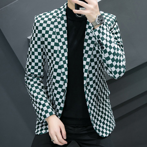 233 男士休闲春秋西装小西服外套上衣单件P110图片