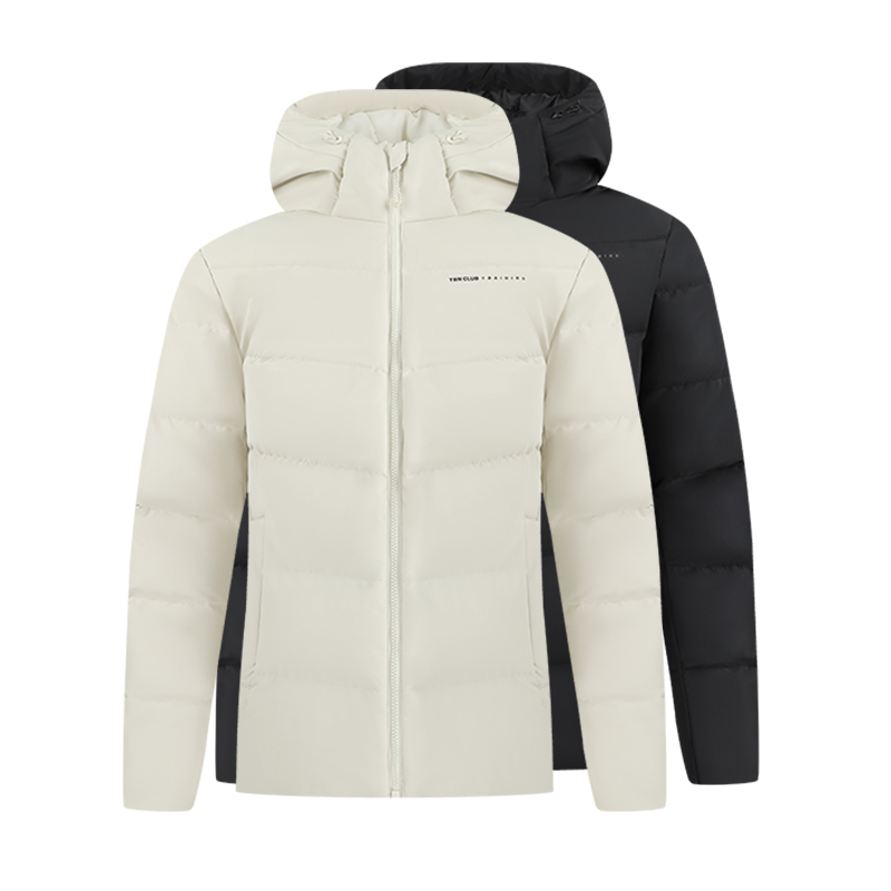 361度男士连帽外套2025年冬季短款时尚百搭运动服361男子防风棉服