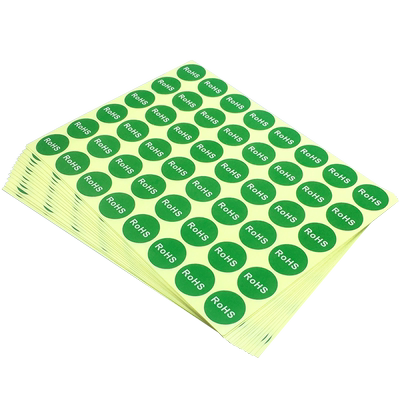 劲牌rohs环保标签不干胶贴纸