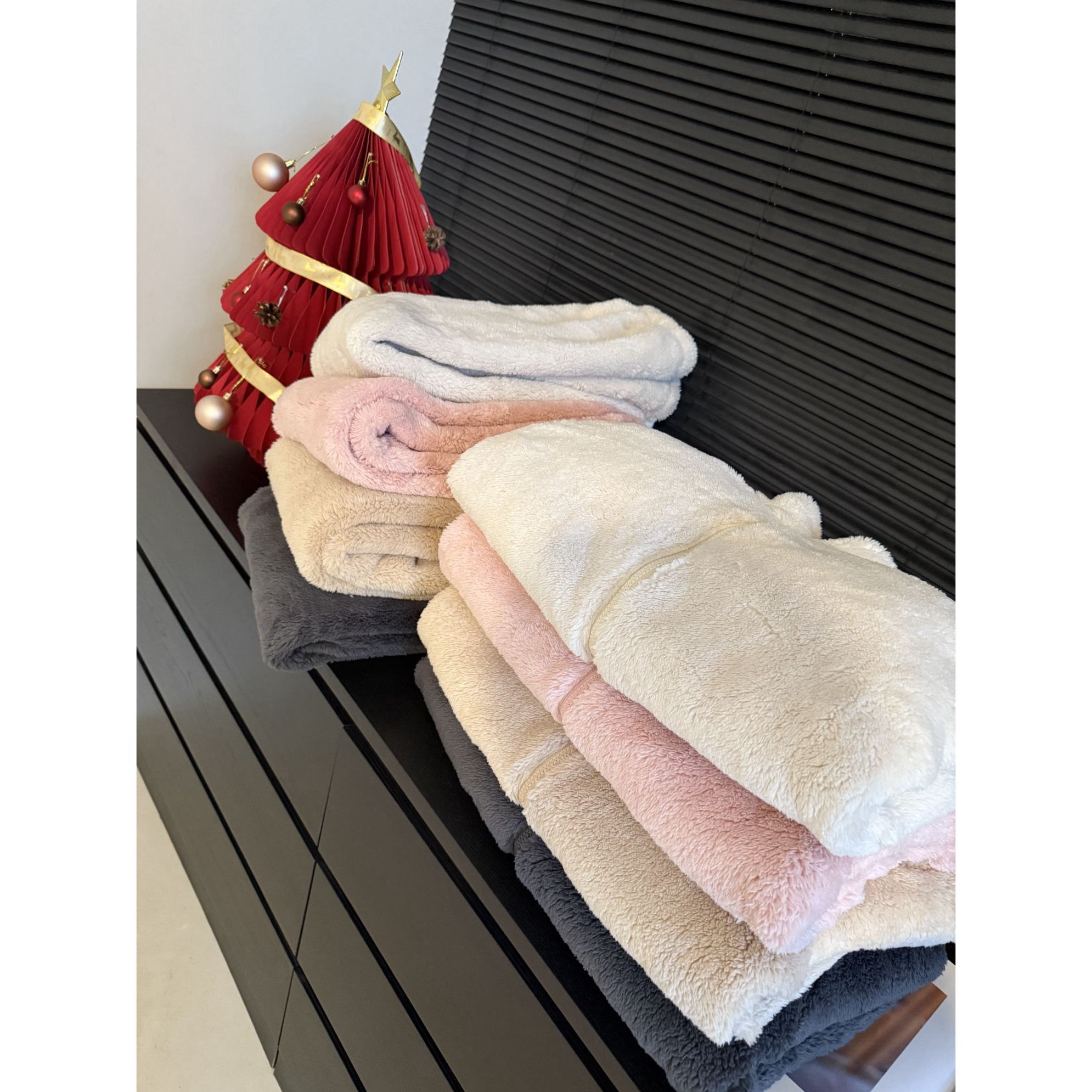 muzi“北极绒儿童套装”防掉毛工艺高克重超软糯蓬松保暖2件套