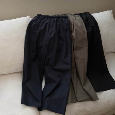 muzi“王牌纸感神裤”ROW风超爽滑透气高级感显瘦九分休闲裤女