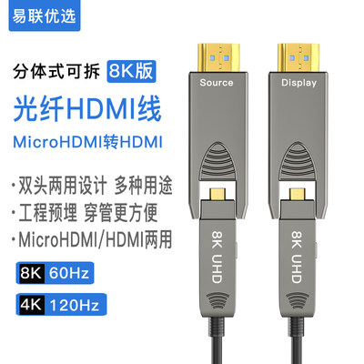 易联优选HDMI8K光纤高清线