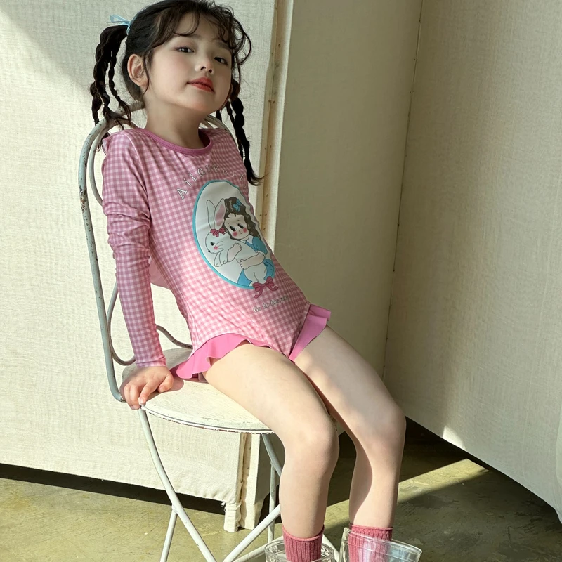 ins风高级感小众泳衣洋气儿童泳衣儿童泳衣女童泳衣儿童女款夏季