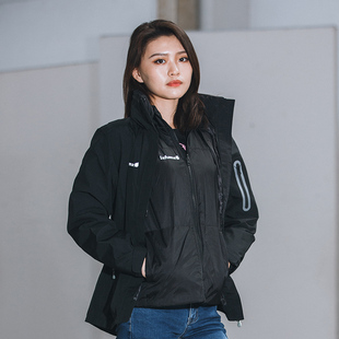 专柜乐飞叶Lafuma Tex女士大童防风P棉三合一摩托车保暖夹克 Gore