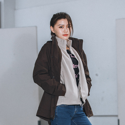 乐飞叶lafuma三合一防风夹克