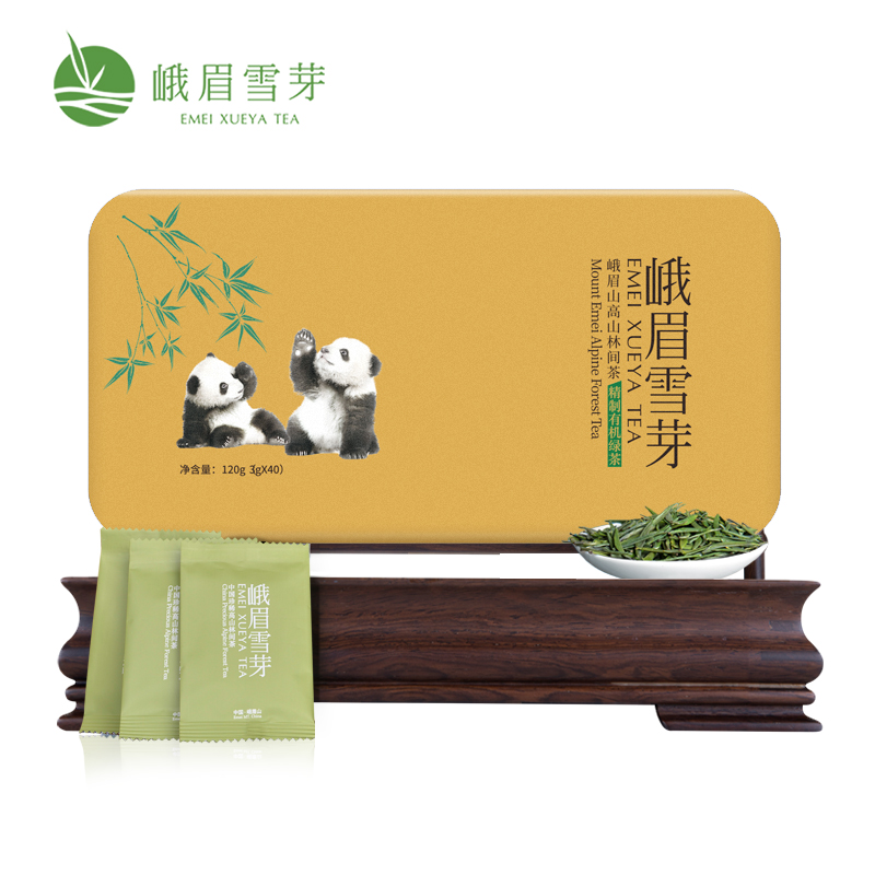 有机绿茶峨眉雪芽礼盒