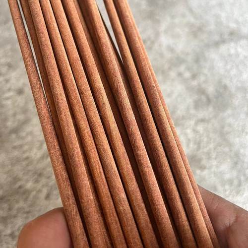 尼泊尔原木毛衣针DIY圆棒实木