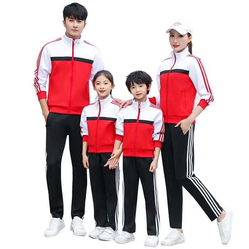 风驰体育休闲时尚亲子装中小学运动会开幕式出场服亲子运动会套装