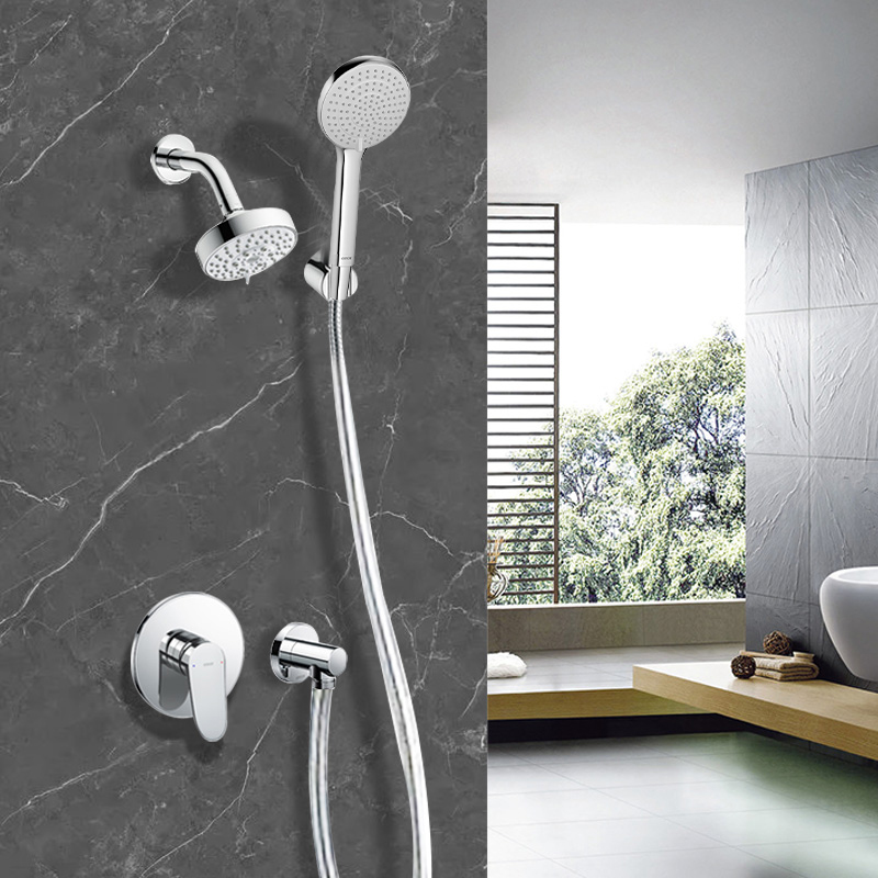 TOTO埋墙式淋浴花洒TBS04303入墙式浴缸龙头04304淋浴房沐浴龙头