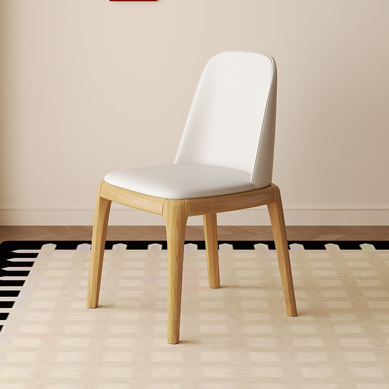 馨佰利餐桌椅家用实木靠背椅子新款家具奶油原木风餐厅软包凳子,住宅家具,餐椅,淘宝优惠券,粉丝福利购,淘宝优惠卷