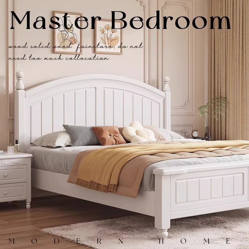 馨佰利实木主卧1.8米双人床新款