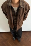 棉衣冬季假两件棉衣男夹克外套男士男款棉服A079-MY6106-P86，男装夹克，电商A079
