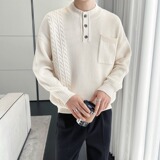 【001】1珠地口袋针织毛衣秋冬套头毛衣A079-2346--P57，男装针织衫/毛衣，电商A079