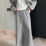 【网97】2025休闲拖地长裤百搭宽松裤子A079-K173-P37，男装休闲裤，电商A079