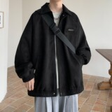 【184】外套男生秋冬季宽松休闲翻领夹克A079-JK255-P61，男装夹克，电商A079