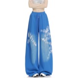 【228】水洗渐变字母印花卫裤男女宽松休闲运动裤A079-K5365-P51，男装休闲裤，电商A079