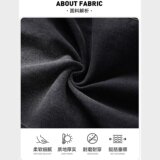 [008]牛仔裤男款水洗做旧抽绳宽松直筒裤A079-NZ60-P45，男装牛仔裤，电商A079