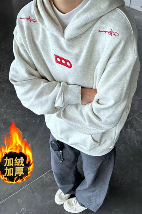 【199】简约卫衣款连帽重磅纯宽松秋冬加绒A079-WY1056-P47-52,男装卫衣,电商A079
