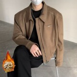 【174】25日系复古翻领男装夹克百搭长袖外套A079-G1564夹棉-p61，男装夹克，电商A079